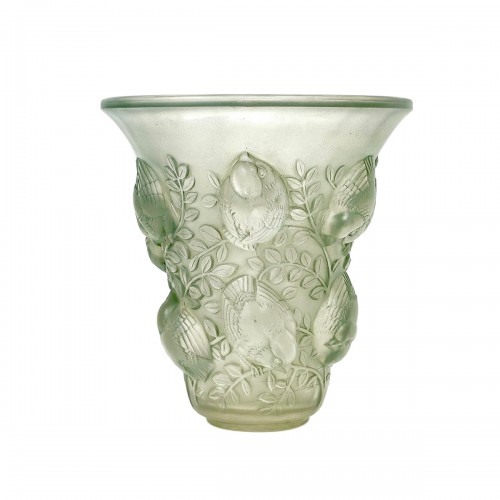 1930 René Lalique - Vase Saint François