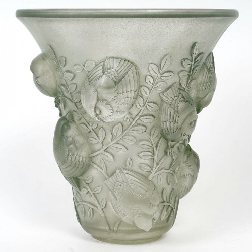1930 René Lalique - Vase Saint François - Verrerie, Cristallerie Style Art Déco