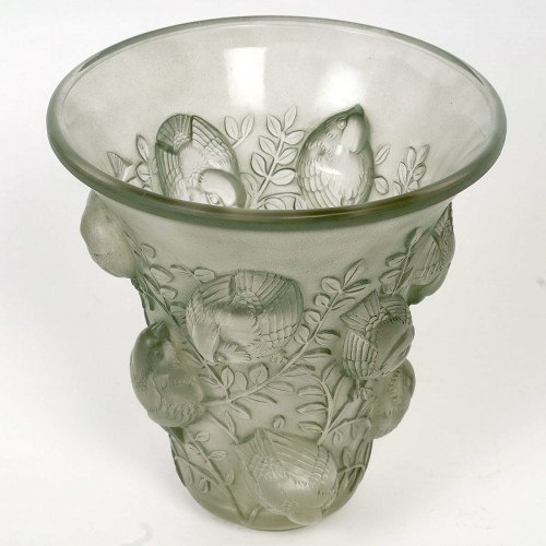 Verrerie, Cristallerie  - 1930 René Lalique - Vase Saint François