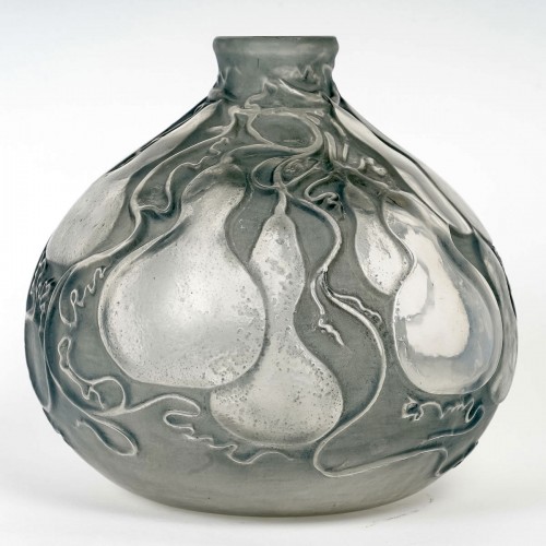 1914 René Lalique - Vase Courges - Glass & Crystal Style Art nouveau