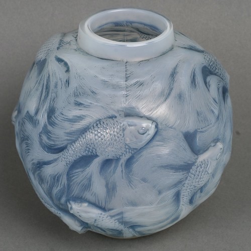 1924 René Lalique - Vase Formose Cased - Glass & Crystal Style Art Déco