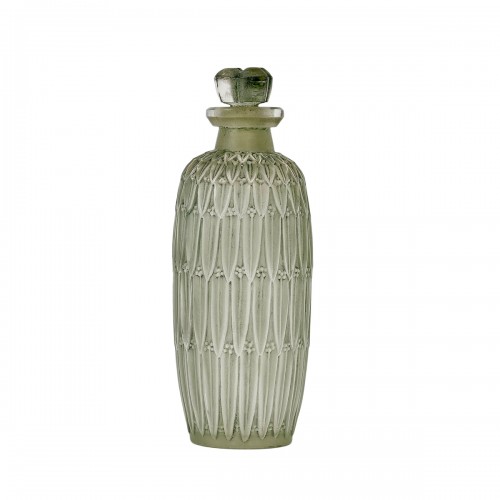 1910 René Lalique Perfume Bottle Petites Feuilles Bottle