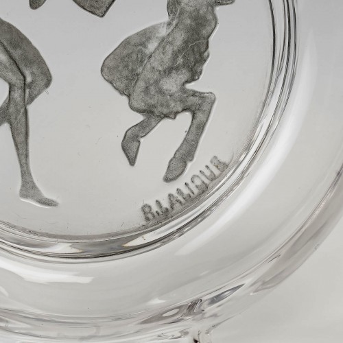 Glass & Crystal  - 1928 René Lalique - Perfume Bottle “le Baiser Du Faune”