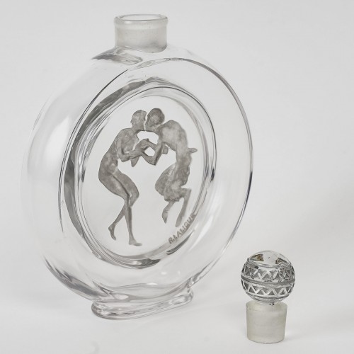 1928 René Lalique - Perfume Bottle “le Baiser Du Faune” - 