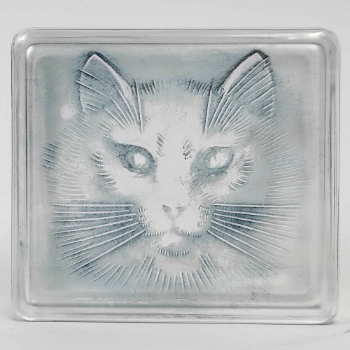 20th century - 1932 René Lalique - Box Chat Cat
