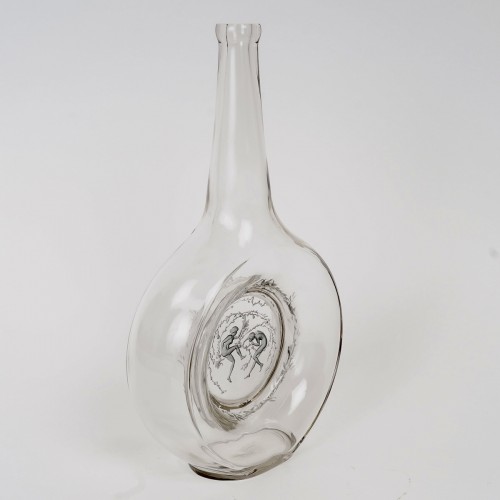 1912 René Lalique - Carafe Deux Danseuses  - Verrerie, Cristallerie Style Art Déco