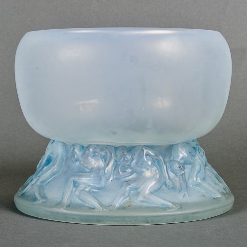 1914 René Lalique - Vase Lutteurs Wrestlers - Glass & Crystal Style Art Déco