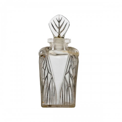 1912 René Lalique Perfume Bottle Cigalia Roger &amp; Gallet