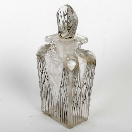 1912 René Lalique Perfume Bottle Cigalia Roger &amp; Gallet - Glass & Crystal Style Art nouveau
