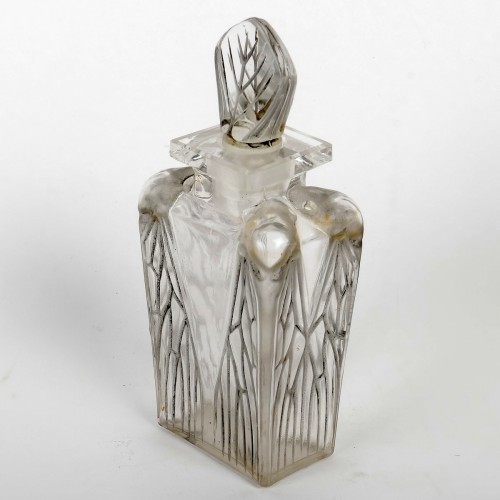 1912 René Lalique - Flacon Cigalia pour Roger Et Gallet - Verrerie, Cristallerie Style Art nouveau