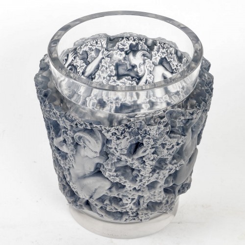 Verrerie, Cristallerie  - 1938 René Lalique - Vase Bacchus