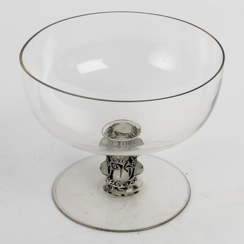 1923 René Lalique - Bowl Saint Denis - Glass & Crystal Style Art Déco