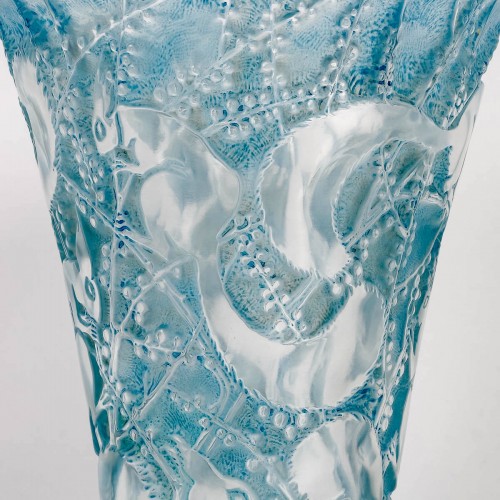 1934 René Lalique - Vase Senart Squirrels - 