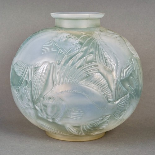 Art Déco - 1921 René Lalique - Vase Poissons