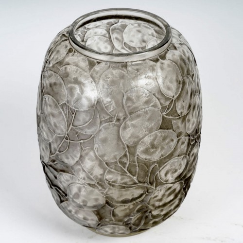 1914 René Lalique - Vase Monnaie du Pape - Verrerie, Cristallerie Style Art Déco