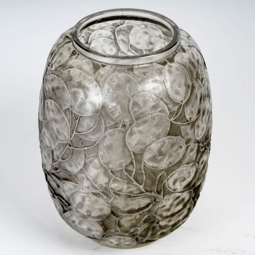 1914 René Lalique - Vase Monnaie du Pape - Verrerie, Cristallerie Style Art Déco