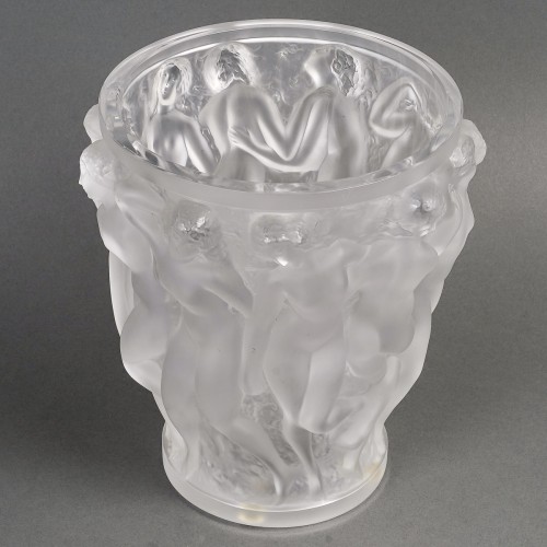 Glass & Crystal  - Lalique France - Vase Bacchantes 