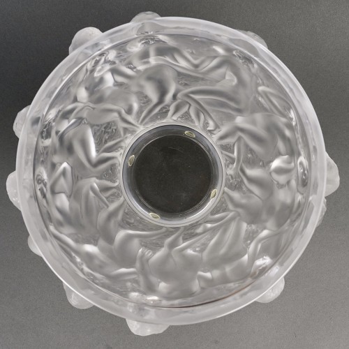 20th century - Lalique France - Vase Bacchantes 