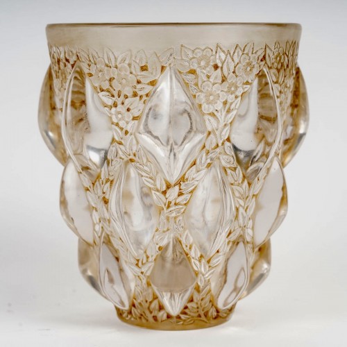 1927 René Lalique - Vase Rampillon - Art Déco