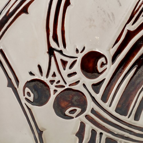 XXe siècle - 1924 René Lalique - Vase Baies