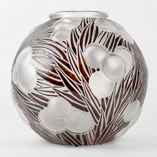 Art Déco - 1926 René Lalique - Vase Oranges