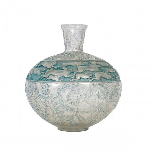 1923 René Lalique - Vase Lièvres