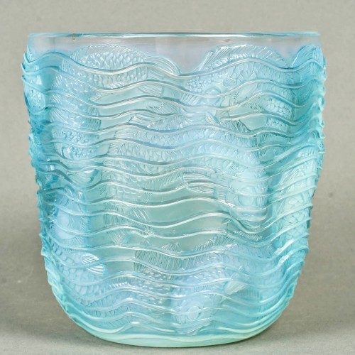 1932 René Lalique - Vase Dauphins - Verrerie, Cristallerie Style Art Déco