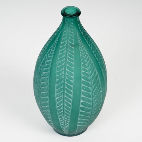 1921 René Lalique - Vase Acacia - Verrerie, Cristallerie Style Art Déco