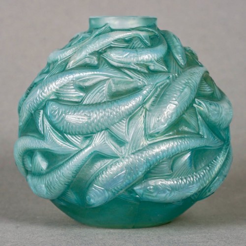 1927 René Lalique - Vase Oléron - Art Déco