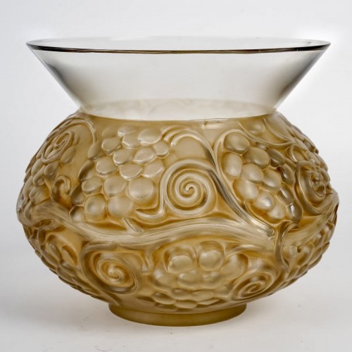 1930 René Lalique - Vase Fontainebleau - Art Déco