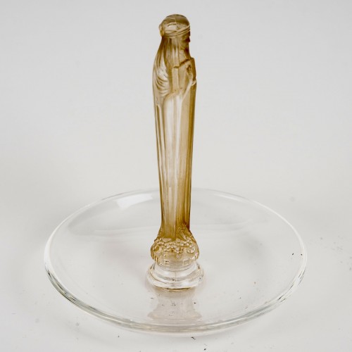 20th century - 1925 René Lalique - Ashtray Pintray Clos Sainte Odile