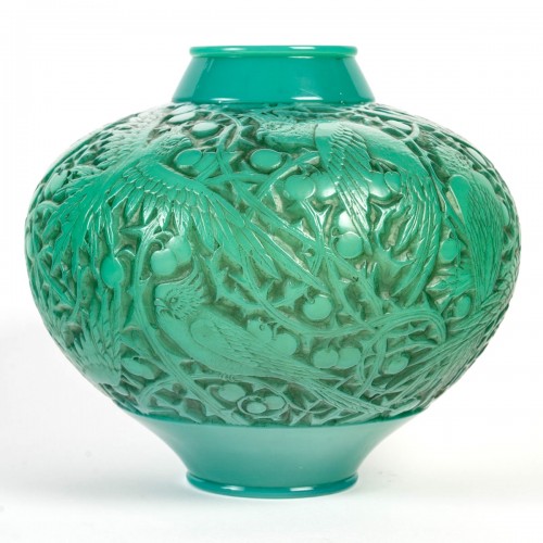 Verrerie, Cristallerie  - 1924 René Lalique - Vase Aras