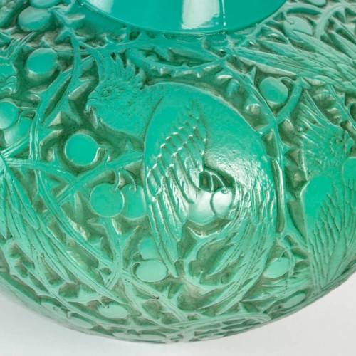 1924 René Lalique - Aras Vase - Art Déco