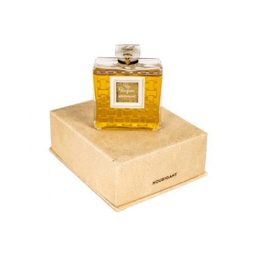 1919 René Lalique - Perfume Bottle Houbigant, Sealed With Box