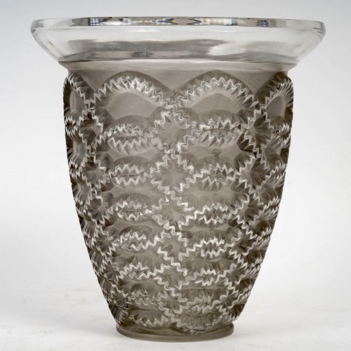 1935 René Lalique - Vase Guirlandes - Glass & Crystal Style Art Déco