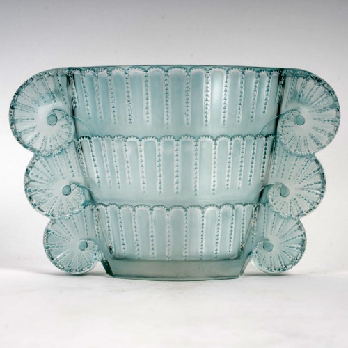 1937 René Lalique - Vase Jaffa - Verrerie, Cristallerie Style Art Déco