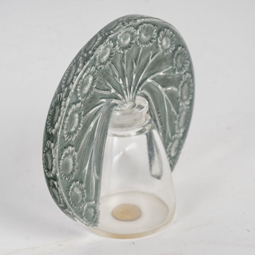 1913 René Lalique - Perfume Bottle Paquerettes For Roger et Gallet - Glass & Crystal Style Art Déco