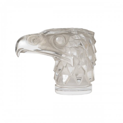 1928 René Lalique - Mascotte automobile tête d'aigle