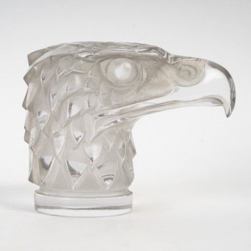 Glass & Crystal  - 1928 René Lalique - Car Mascot Tete d&#039;Aigle Eagle