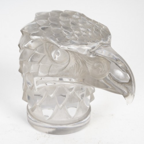 1928 René Lalique - Mascotte automobile tête d'aigle - BG Arts