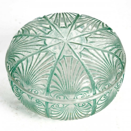 1920 René Lalique - Boîte Coquilles - Verrerie, Cristallerie Style Art Déco