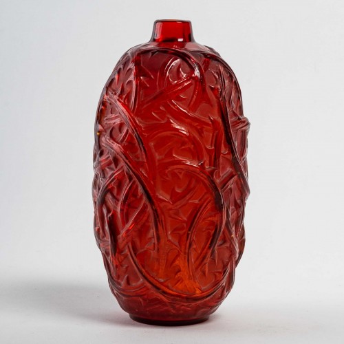 1921 René Lalique - VaseRed  Ronces - Art nouveau