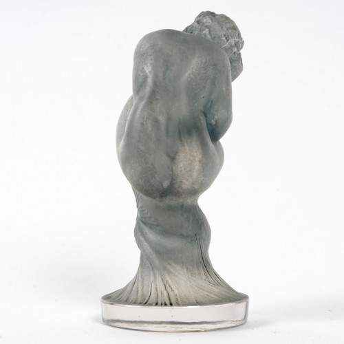 1920 René Lalique - Mascotte Automobile Statuette Sirène - BG Arts