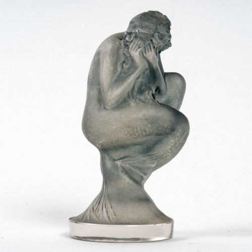 XXe siècle - 1920 René Lalique - Mascotte Automobile Statuette Sirène