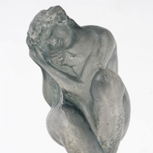 1920 René Lalique - Mascotte Automobile Statuette Sirène - Art Déco