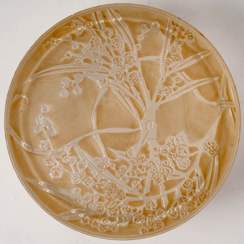 1920 René Lalique - Boîte Un Jardin Dans La Nuit Pour Arys - Verrerie, Cristallerie Style Art Déco