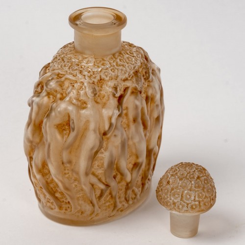 Glass & Crystal  - 1937 René Lalique - Perfume Bottle Calendal For Molinard