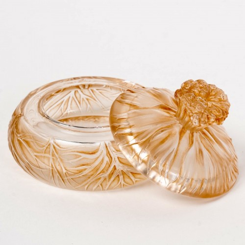 Verrerie, Cristallerie  - 1910 René Lalique - Boîte Cheveux de Vénus