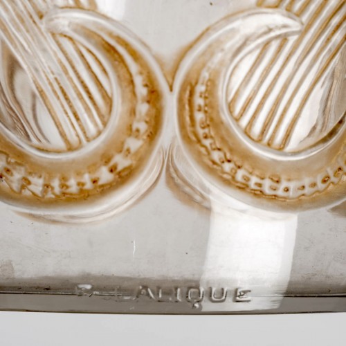 XXe siècle - 1913 René Lalique - Vase Lézards et Bluets