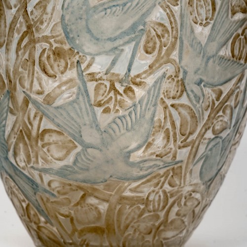 1923 René Lalique - Vase Martin Pêcheurs - BG Arts